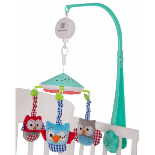 ΜΟΥΣΙΚΟ ΠΕΡΙΣΤΡΕΦΟΜΕΝΟ ΜΕ ΠΡΟΤΖΕΚΤΟΡΑ - KIKKA BOO OWLS GREEN 31201010142