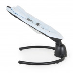 Η φωτογραφία δείχνει Το ρηλάξ για μωρά Clarissa έχει 5 ταχύτητες κουνήματος και ένα στιλάτο σχεδιασμό, κατάλληλο για οποιοδήποτε εσωτερικό χώρο.