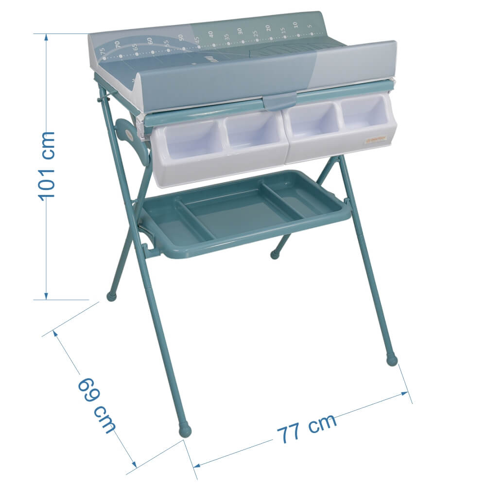 Η μπανιέρα-αλλαξιέρα  Coolness της Bebe Stars είναι κατάλληλη για μωρά, τα οποία ζυγίζουν από 0-11 κιλά.