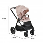 Η φωτογραφία δείχνει Καρότσι Celebrity 2 σε 1, Cangaroo, σχεδιασμένο με γνώμονα τη δυναμική καθημερινότητα των γονέων και την απόλυτη άνεση του παιδιού.