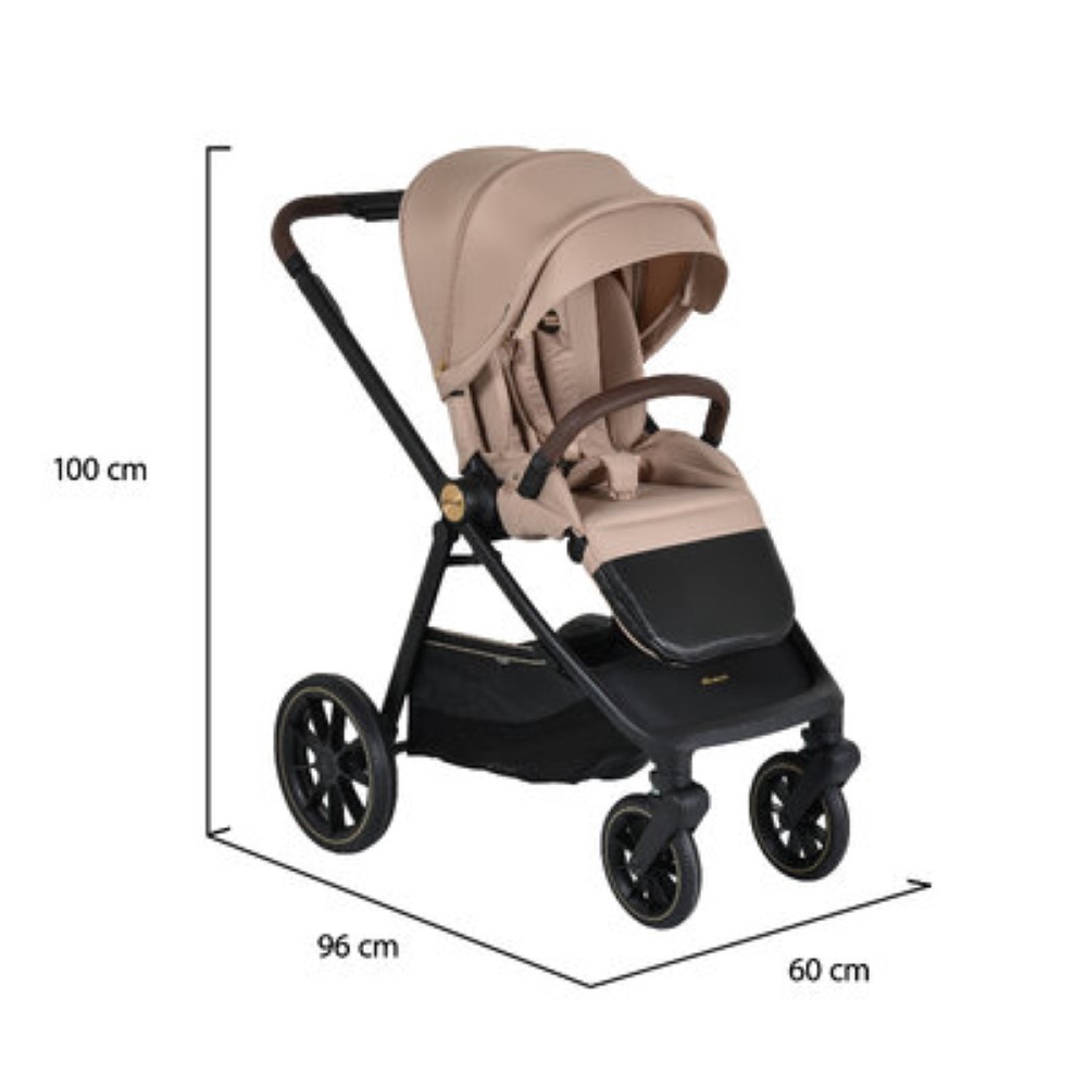 Η φωτογραφία δείχνει Καρότσι Celebrity 2 σε 1, Cangaroo, σχεδιασμένο με γνώμονα τη δυναμική καθημερινότητα των γονέων και την απόλυτη άνεση του παιδιού.