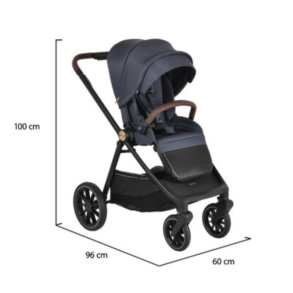 Η φωτογραφία δείχνει Καρότσι Celebrity 2 σε 1, Cangaroo, σχεδιασμένο με γνώμονα τη δυναμική καθημερινότητα των γονέων και την απόλυτη άνεση του παιδιού.