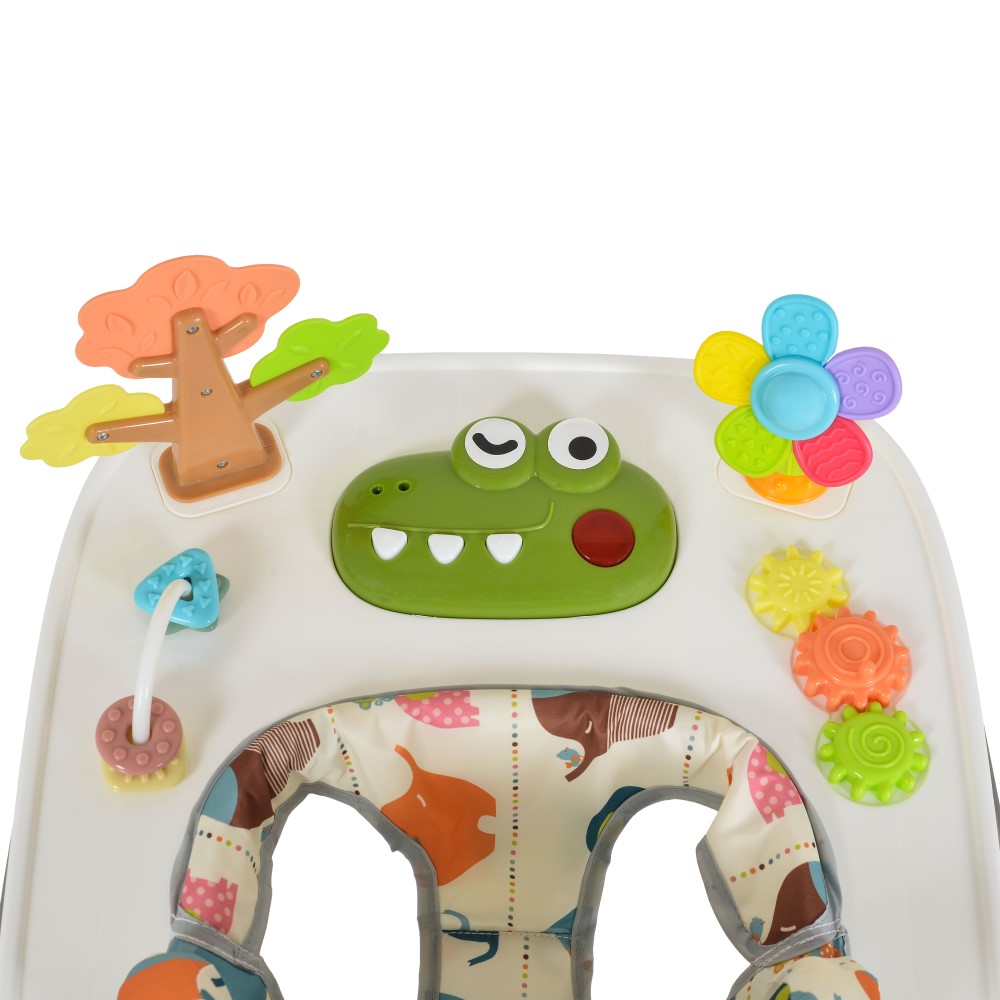 Η φωτογραφία δείχνει Η στράτα Forest της Moni έχει σχεδιαστεί για να κάνει τα πρώτα βήματα του παιδιού σας όχι μόνο ευκολότερα αλλά και πολύ πιο διασκεδαστικά.