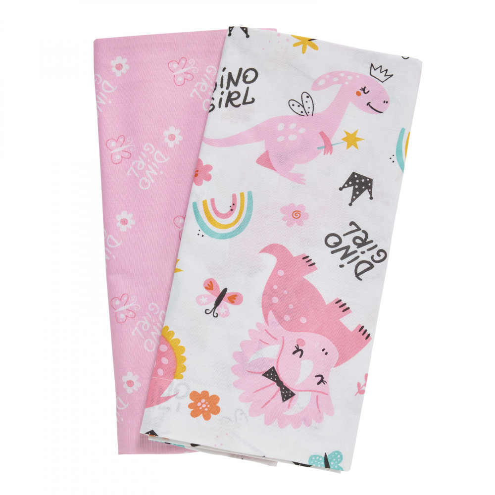 Η φωτογραφία δείχνει Εμπριμέ σετ σεντόνια της σειράς Baby Fun για λίκνο σε χαρούμενες παραστάσεις.