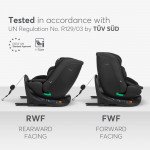 Η φωτογραφία δείχνει Το i-VAN είναι ένα έξυπνο και προσαρμόσιμο κάθισμα αυτοκινήτου που μεγαλώνει μαζί με το παιδί σας, προσφέροντας αξιόπιστη ασφάλεια και άνεση από τη γέννηση έως περίπου 12 ετών (40–150 cm).