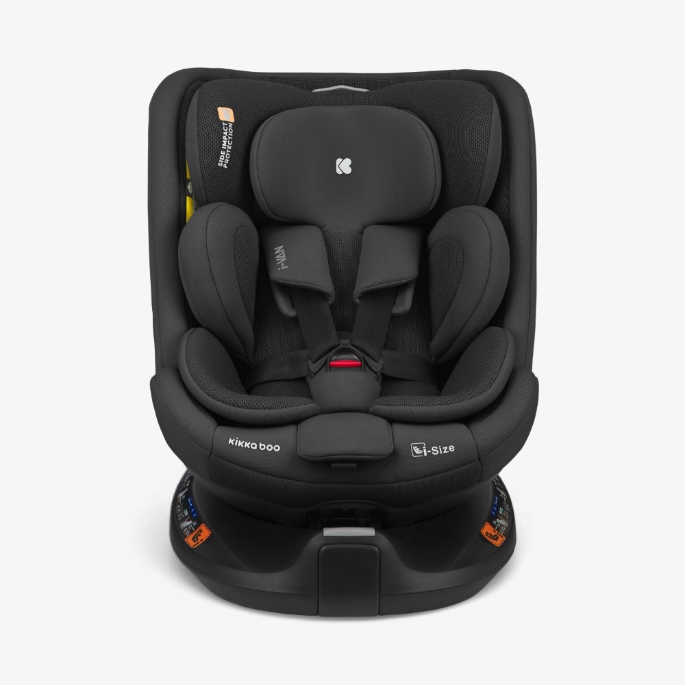 Η φωτογραφία δείχνει Το i-VAN είναι ένα έξυπνο και προσαρμόσιμο κάθισμα αυτοκινήτου που μεγαλώνει μαζί με το παιδί σας, προσφέροντας αξιόπιστη ασφάλεια και άνεση από τη γέννηση έως περίπου 12 ετών (40–150 cm).