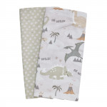 Εμπριμέ σετ σεντόνια της σειράς Baby Fun για λίκνο σε χαρούμενες παραστάσεις.