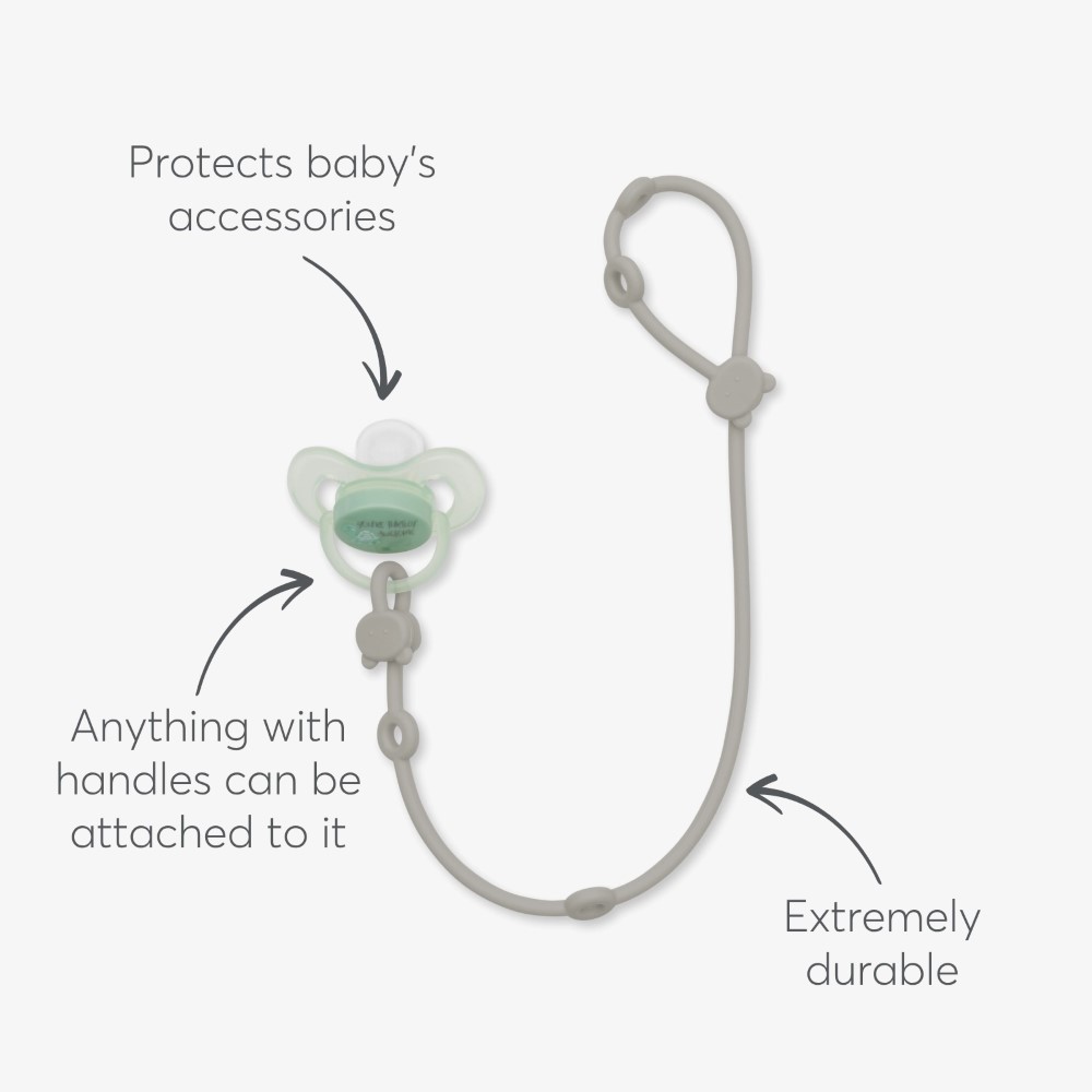 Κρατήστε τα απαραίτητα του μωρού σας ασφαλή και σε κοντινή απόσταση με τη θήκη σιλικόνης Platinum.