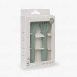 Το σετ πιρουνιών και κουταλιών από πλατίνα σιλικόνης είναι το τέλειο σετ πρώτων μαχαιροπίρουνων για το μικρό σας, σχεδιασμένο προσεκτικά για ασφαλές και άνετο τάισμα μόνο του από 6 μηνών και άνω.