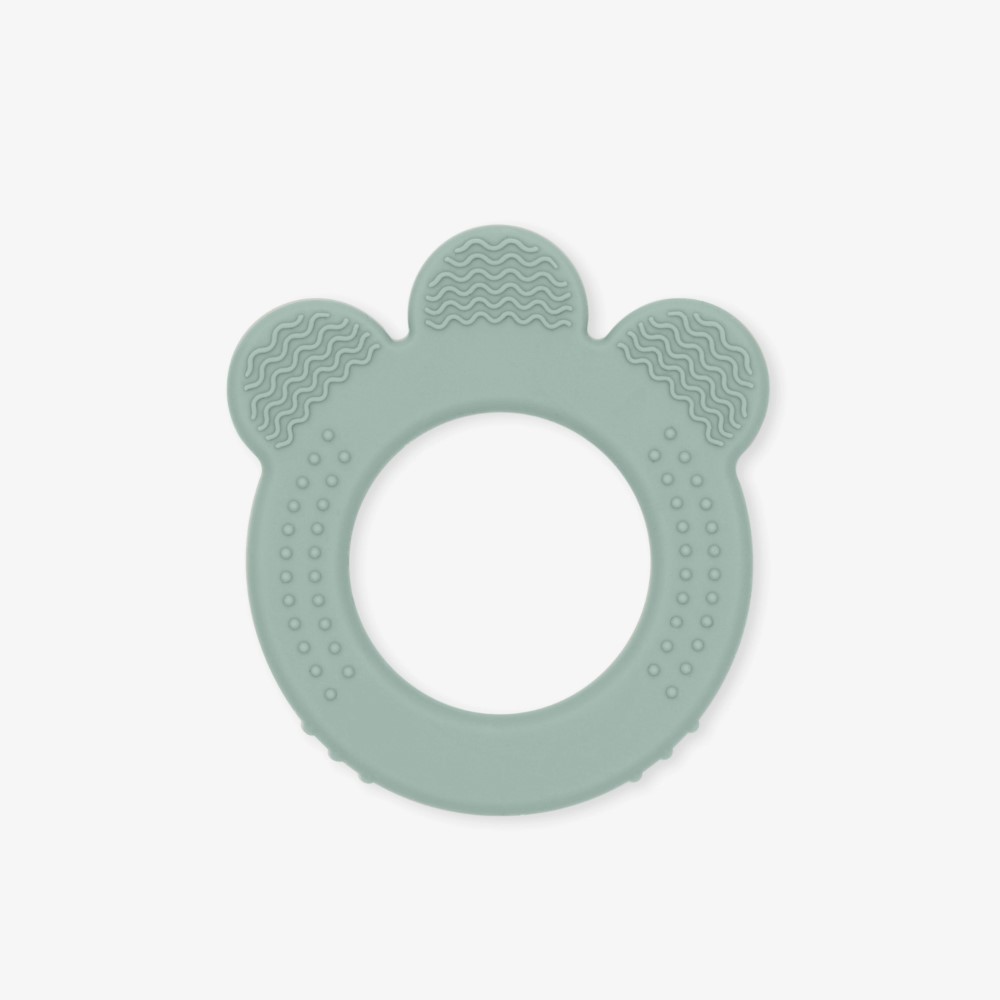 Η φωτογραφία δείχνει Προσφέρετε καταπραϋντική ανακούφιση και αισθητηριακή διέγερση με το οδοντοφυΐας από σιλικόνη πλατίνας – ειδικά σχεδιασμένο για να ανακουφίζει από την ενόχληση της οδοντοφυΐας, υποστηρίζοντας παράλληλα την ανάπτυξη του μωρού σας.