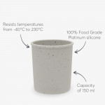 Το Κύπελλο Σιλικόνης Platinum είναι ο ιδανικός σύντροφος για τη μετάβαση του μωρού σας στην ανεξάρτητη κατανάλωση νερού.