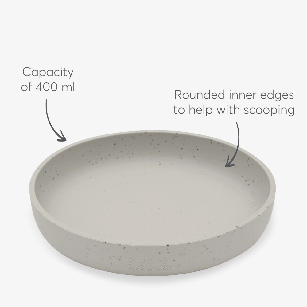 Σετ φαγητού 5 τεμαχίων από σιλικόνη είναι ο ιδανικός σύντροφος για το μωρό σας κατά τη διάρκεια του γεύματος, προσφέροντας όλα όσα χρειάζεται για ασφαλές, ανεξάρτητο και ευχάριστο τάισμα από 6 μηνών και άνω.