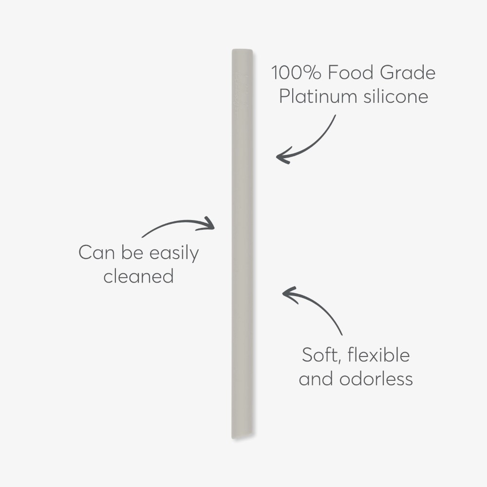 Το σετ καλαμάκια 3 τεμαχίων από πλατινένια σιλικόνη είναι μια πρακτική και οικολογική λύση για τα καθημερινά ποτά του νήπιού σας.