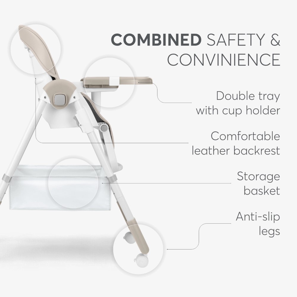 Το SPICY+ είναι ένα πλήρως ρυθμιζόμενο καρεκλάκι φαγητού, σχεδιασμένο για μικρά παιδιά που είναι έτοιμα να κάθονται μόνα τους.