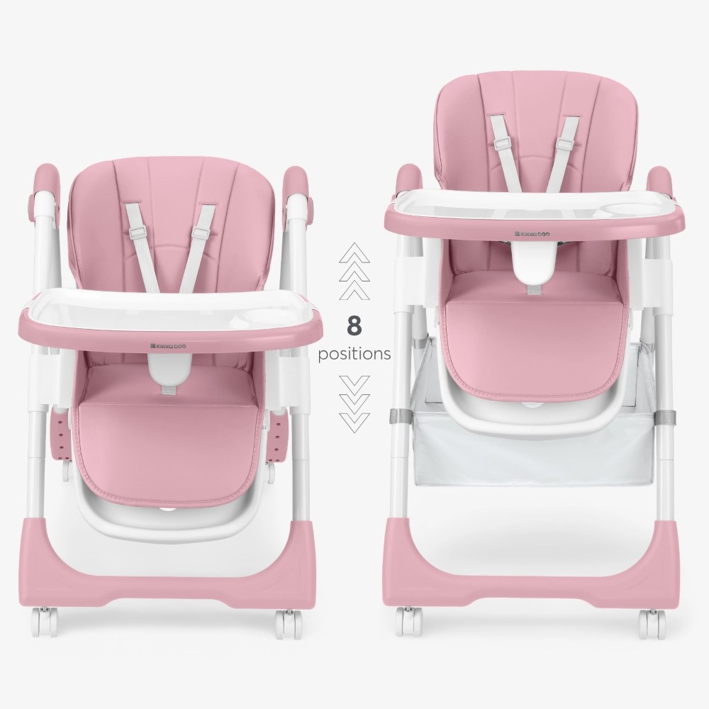 Η φωτογραφία δείχνει Το SPICY+ είναι ένα πλήρως ρυθμιζόμενο καρεκλάκι φαγητού, σχεδιασμένο για μικρά παιδιά που είναι έτοιμα να κάθονται μόνα τους.