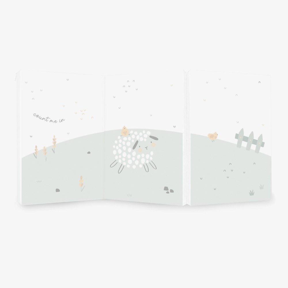 Εξασφαλίστε άνεση και ευκολία για το μωρό σας όπου κι αν πάτε με το πτυσσόμενο στρώμα STRIPY FRIENDS.