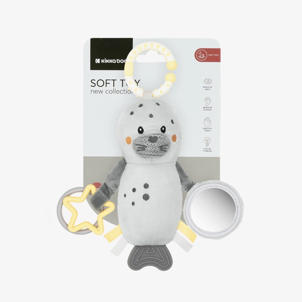 Η φωτογραφία δείχνει Φέρτε ενθουσιασμό και αισθητηριακή εξερεύνηση στον χρόνο παιχνιδιού του μωρού σας με το παιχνίδι δραστηριοτήτων! Σχεδιασμένο για να απασχολεί τα μικρά χεράκια και μυαλά, αυτό το απαλό και διαδραστικό παιχνίδι διεγείρει την περιέργεια και τις λεπτές κινητικές δεξιότητες, παρέχοντ