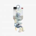 Η φωτογραφία δείχνει Το σπειροειδές λούτρινο παιχνίδι είναι ένας παιχνιδιάρικος και διαδραστικός λούτρινος σύντροφος σχεδιασμένος για να διεγείρει τις αισθήσεις του μωρού σας, διατηρώντας το παράλληλα απασχολημένο.