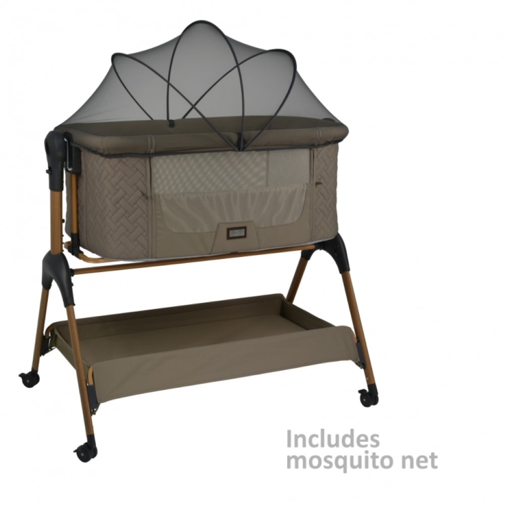 Η φωτογραφία δείχνει Το νέο λίκνο και κούνια Style 2 σε 1 της Bebe Stars είναι σχεδιασμένο για βρέφη με μέγιστο βάρος 9kgs.