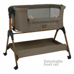 Η φωτογραφία δείχνει Το νέο λίκνο και κούνια Style 2 σε 1 της Bebe Stars είναι σχεδιασμένο για βρέφη με μέγιστο βάρος 9kgs.