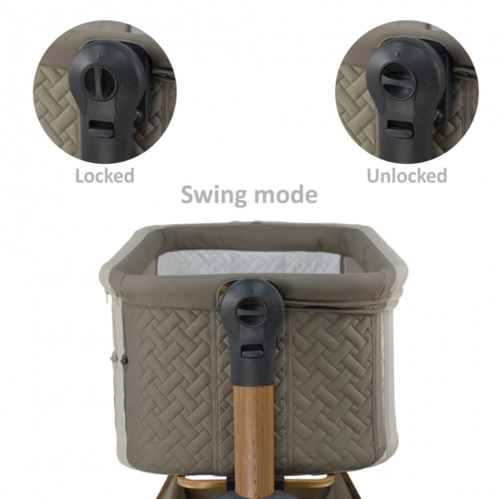 Η φωτογραφία δείχνει Το νέο λίκνο και κούνια Style 2 σε 1 της Bebe Stars είναι σχεδιασμένο για βρέφη με μέγιστο βάρος 9kgs.