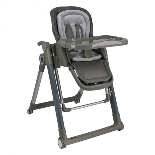 BEBE STARS ΚΑΡΕΚΛΑΚΙ ΦΑΓΗΤΟΥ-KOYNIA YUM-YUM 2 IN 1 GREY 870-186