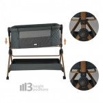 Το νέο λίκνο Serenity 2 σε 1 της Bebe Stars, το οποίο μετατρέπεται σε καρεκλάκι φαγητού, είναι σχεδιασμένο:ως λίκνο: για βρέφη με μέγιστο βάρος 9kgs καιως καρέκλα φαγητού: από 6+ μηνών έως 15kgs.