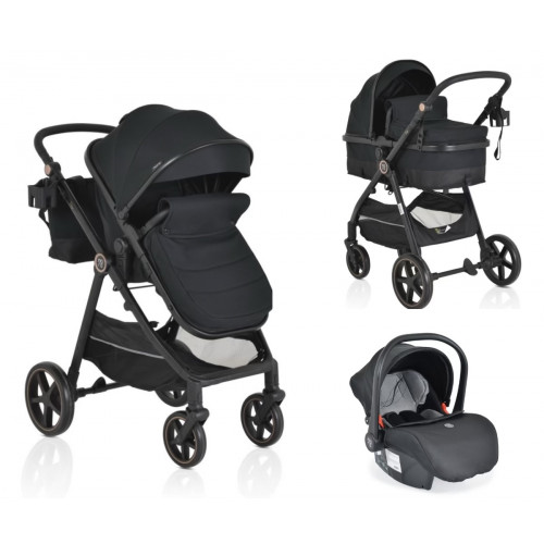 MONI ΚΑΡΟΤΣΙ ΜΕΤΑΤΡΕΠΟΜΕΝΟ ΣΕ ΚΑΛΑΘΟΥΝΑ ΜΕ ΚΑΘΙΣΜΑ ΑΥΤΟΚΙΝΗΤΟΥ 3 ΣΕ 1 TOKYO BLACK 3800146236199-3