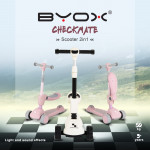 Το 2 σε 1 Checkmate Scooter της Byox είναι η ιδανική επιλογή για δραστήρια παιδιά άνω των 3 ετών.