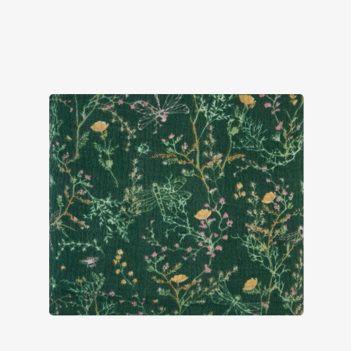 KIKKA BOO ΚΟΥΒΕΡΤΑ ΚΑΛΟΚΑΙΡΙΝΗ ΜΟΥΣΕΛΙΝΑ ΔΙΠΛΗΣ ΣΤΡΩΣΗΣ 100X100 SECRET GARDEN GREEN 31103010102