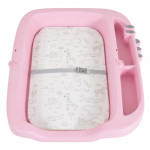 Η φωτογραφία δείχνει Πολυλειτουργική Αλλαξιέρα Croco, CangarooΚατάλληλη από τη γέννηση έως 12 μήνες και μέγιστο βάρος 15 κιλάΒασικά χαρακτηριστικά:• Σχεδιασμένη για αλλαγή πάνας, ντύσιμο, φροντίδα μωρού και μασάζ• Μαλακό στρώμα αλλαγής με κλίμακα μέτρησης και αφαιρούμενο κάλυμμα για εύκολο καθάρισμα