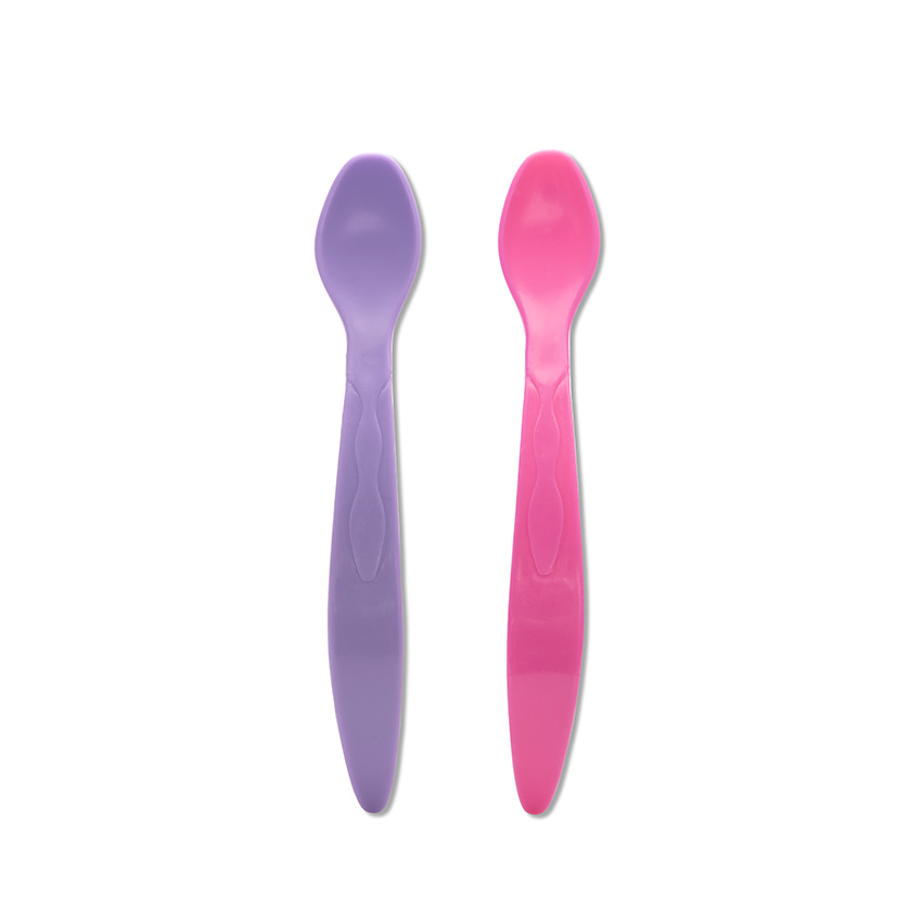 Κατάλληλο για μετάβαση στις πρώτες ημίρευστες τροφέςΣτρογγυλεμένη άκρη που προστατεύει τα ούλα του μωρούΆνετη, μακριά λαβή