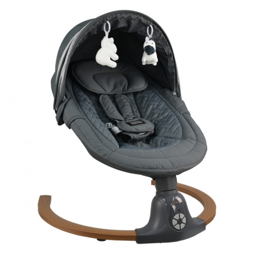 BEBE STARS ΗΛΕΚΤΡΙΚΗ ΚΟΥΝΙΑ FLUFFY FOREST SMOKED GREY 257-186