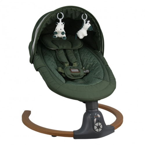 BEBE STARS ΗΛΕΚΤΡΙΚΗ ΚΟΥΝΙΑ FLUFFY FOREST GREEN 257-176