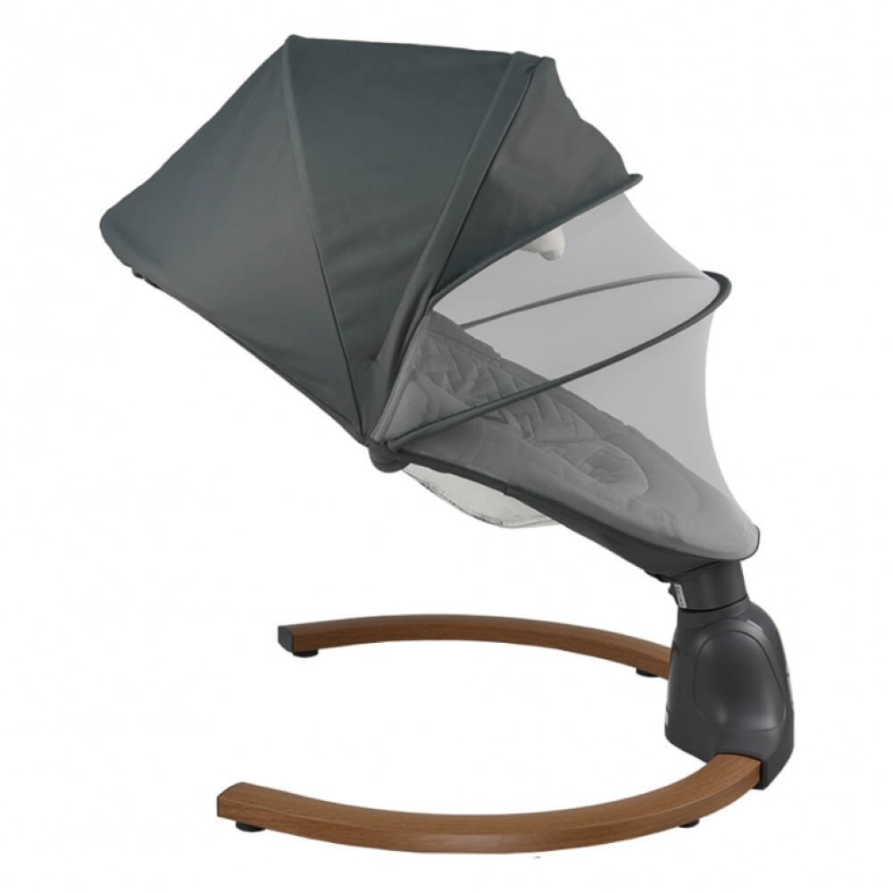 Η φωτογραφία δείχνει Η νέα ηλεκτρική κούνια Fluffy σχεδιάστηκε για την μέγιστη απόλαυση χαλάρωσης των παιδιών σας και για την ευκόλοτερη χρήση για κάθε γονέα.