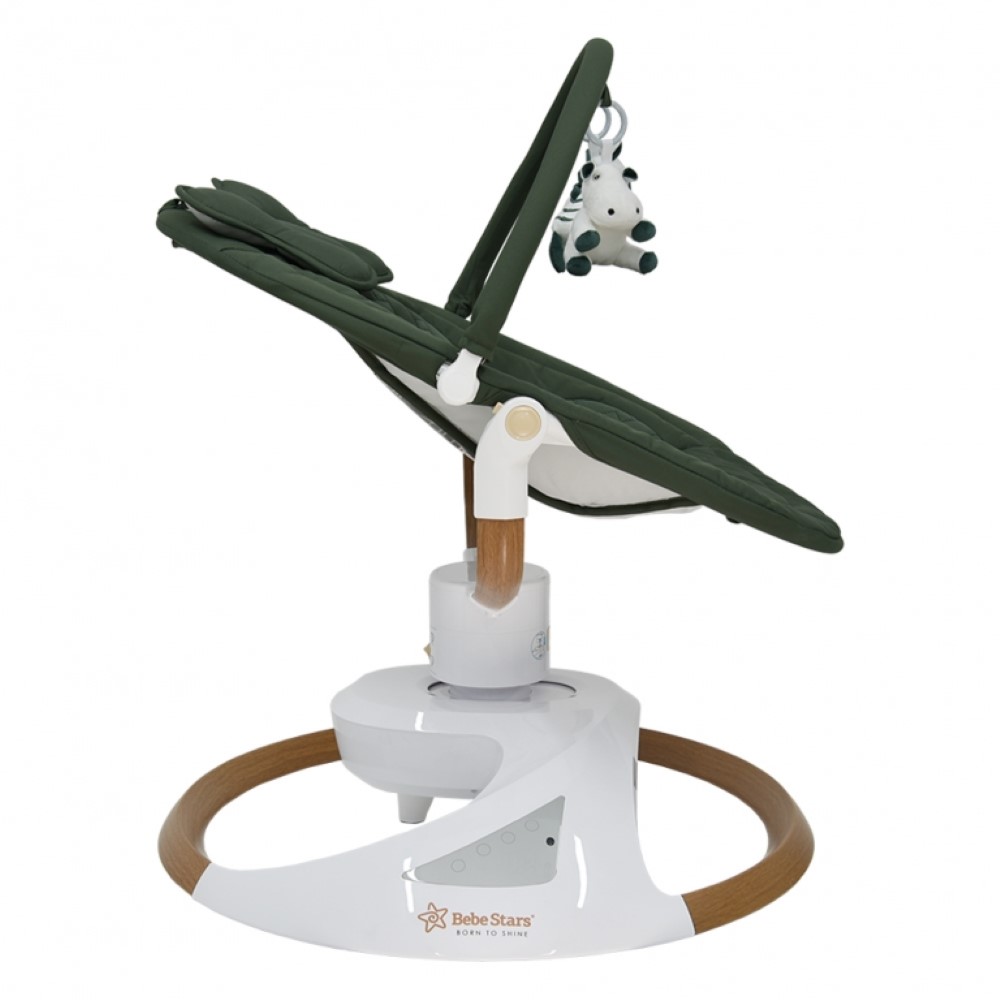 Η φωτογραφία δείχνει Η νέα ηλεκτρική κούνια Snuggle είναι μια κούνια, η οποία αγκαλιάζει το παιδί σας και του προσφέρει άνεση, ζεστασιά και ηρεμία κάθε ώρα της ημέρας μέσω των λειτουργιών της.