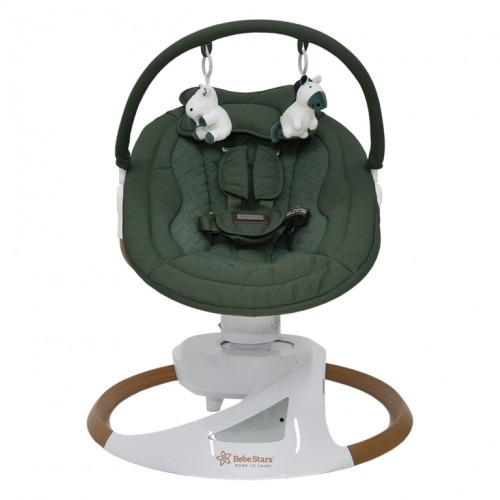 BEBE STARS ΗΛΕΚΤΡΙΚΗ ΚΟΥΝΙΑ SNUGGLE FOREST GREEN 256-176