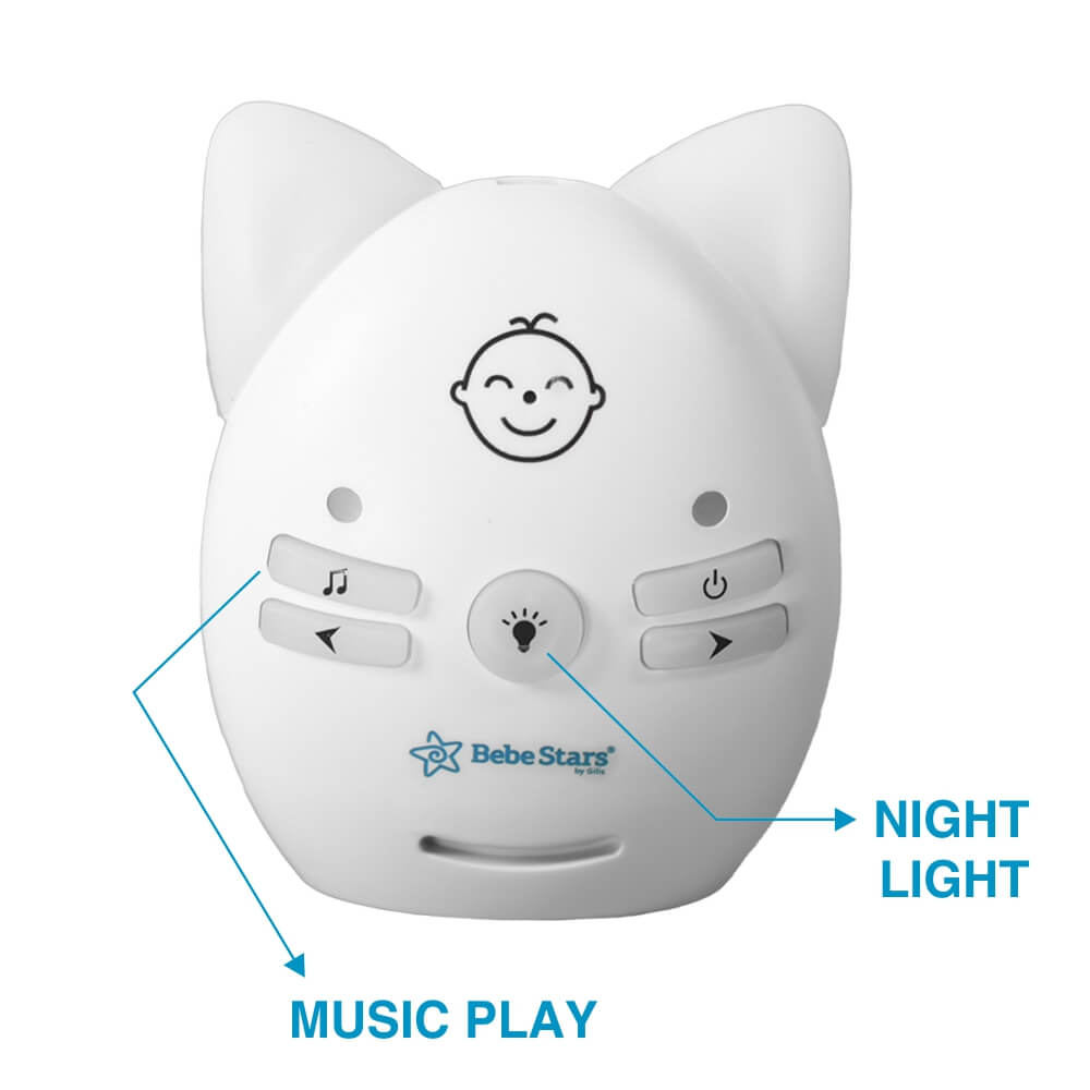 Με τη νέα συσκευή ενδοεπικοινωνίας της Bebe Stars μπορείτε να νιώσετε περισσότερη σιγουριά από ποτέ και να αφιερώσετε χρόνο στις δραστηριότητες και εργασίες σας χωρίς να χρειάζεται να είναι το μωρό σας στον ίδιο χώρο.