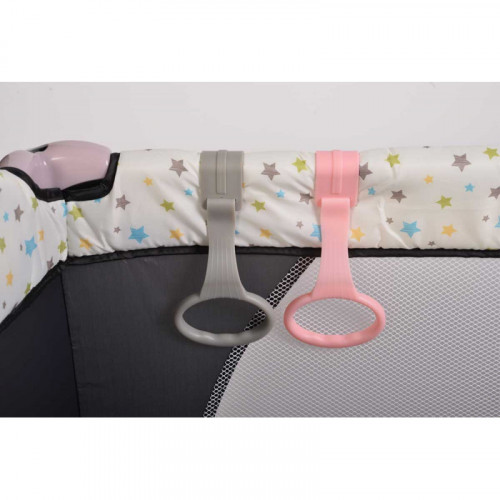 ΜΟΝΟΙ ΚΡΙΚΟΙ ΓΙΑ ΠΑΡΚΟΚΡΕΒΑΤΟ CANGAROO PINK 3800146263317