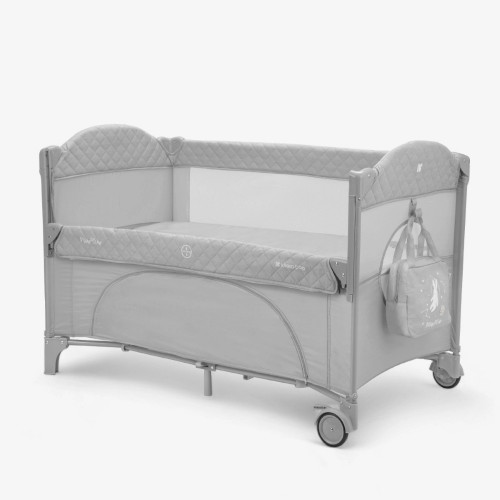 KIKKA BOO ΠΑΡΚΟΚΡΕΒΑΤΟ 2 ΕΠΙΠΕΔΩΝ MILKY WAY GREY 2023 31003010110 