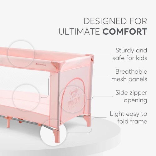 KIKKA BOO ΠΑΡΚΟΚΡΕΒΑΤΟ 1 ΕΠΙΠΕΔΟΥ SO GIFTED 2023 PINK 31003020073