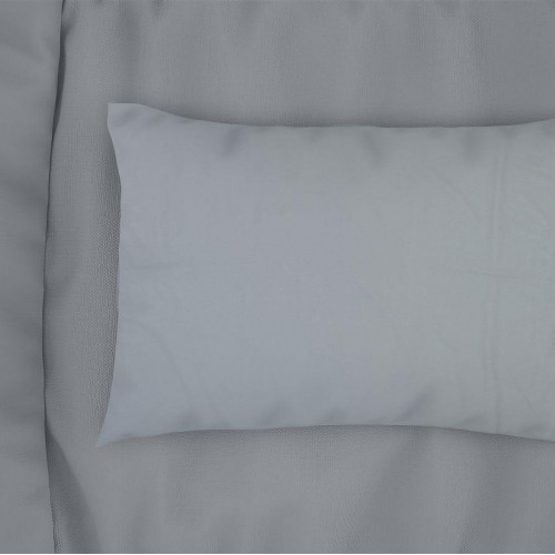 DIMCOL Μαξιλαροθήκη bebe Solid 505 35X45 Light Blue-Grey 100% Cotton