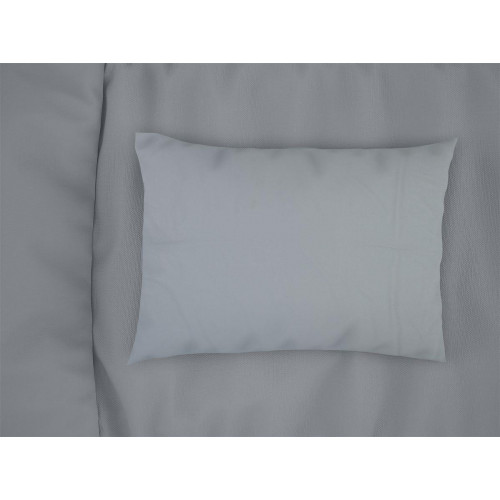 DIMCOL Μαξιλαροθήκη bebe Solid 505 35X45 Light Blue-Grey 100% Cotton