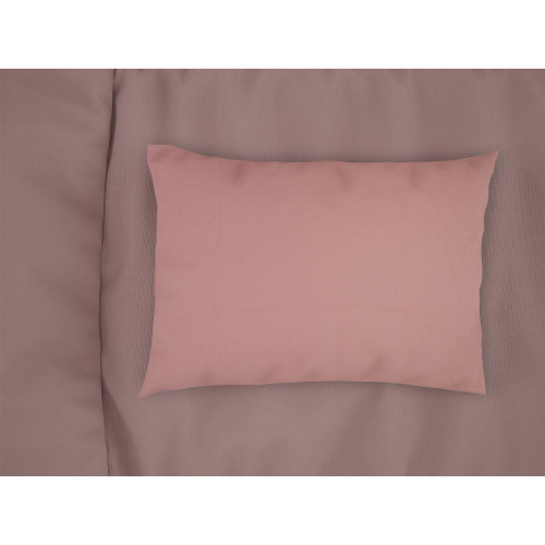 DIMCOL Μαξιλαροθήκη bebe Solid 503 35X45 Dusty Rose 100% Cotton