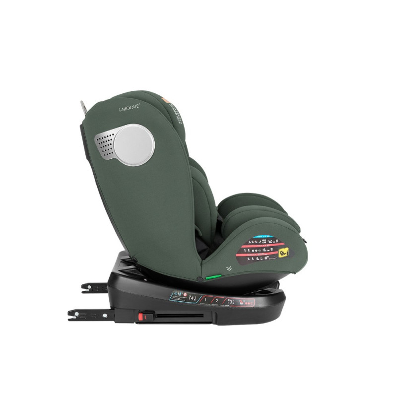 KIKKA BOO ΚΑΘΙΣΜΑ ΑΥΤΟΚΙΝΗΤΟΥ ISOFIX i-SIZE 40-150CM i-MOOVE DARK GREY 31002100102• Κατάλληλο για άτομα με όψη προς τα πίσω από ύψος 40 έως 105 cm.