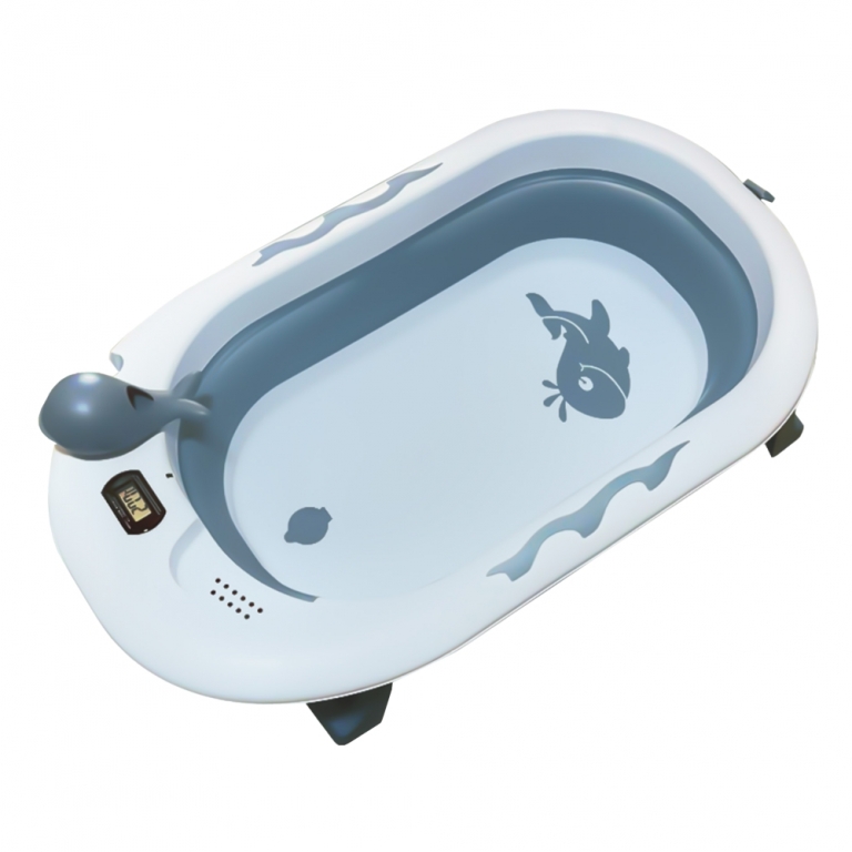 Η νέα πτυσσόμενη μπανιέρα με θερμόμετρο Whale της Bebe Stars ήρθε για να διευκολύνει γονείς και παιδιά για ένα πιο εύκολο και διασκεδαστικό μπάνιο.