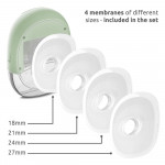 ΗΛΕΚΤΡΙΚΟ ΦΟΡΗΤΟ ΘΗΛΑΣΤΡΟ HANDS FREE ALICE 9 επίπεδα κενού για κάθε λειτουργία3 λειτουργίες – λειτουργία μασάζ, λειτουργία έκφρασης, μικτή λειτουργίαΔοχείο χωρητικότητας 140 ml, κατασκευασμένο από Tritan4 μεμβράνες διαφορετικών μεγεθών, περιλαμβάνονται στο σετΕύκολο καθάρισμαΨηφιακή αναγνώριση 