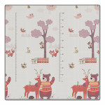 Η φωτογραφία δείχνει Παιδικό χαλάκι δραστηριοτήτων διπλής όψεως, για να απασχολείται το παιδί σας δημιουργικά οποιαδήποτε ώρα της ημέρας.