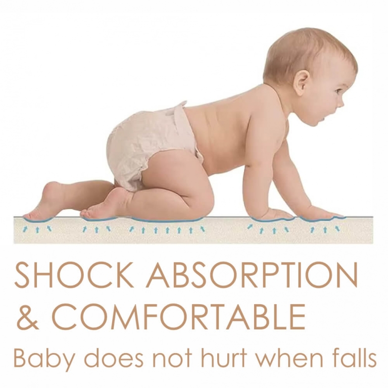 Η φωτογραφία δείχνει Παιδικό χαλάκι δραστηριοτήτων διπλής όψεως, για να απασχολείται το παιδί σας δημιουργικά οποιαδήποτε ώρα της ημέρας.