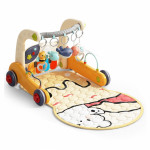 Το Γυμναστήριο-περπατούρα  BEAR 2in1 της Bebe Stars μεγαλώνει μαζί με το παιδί σας, από την βρεφική μέχρι την νηπιακή ηλικία, καθώς με μια μόνο κίνηση μπορεί να μετατραπεί σε οδηγό για τα πρώτα του βήματα!– Ενισχύει την δημιουργικότητα και την φαντασία του παιδιού.